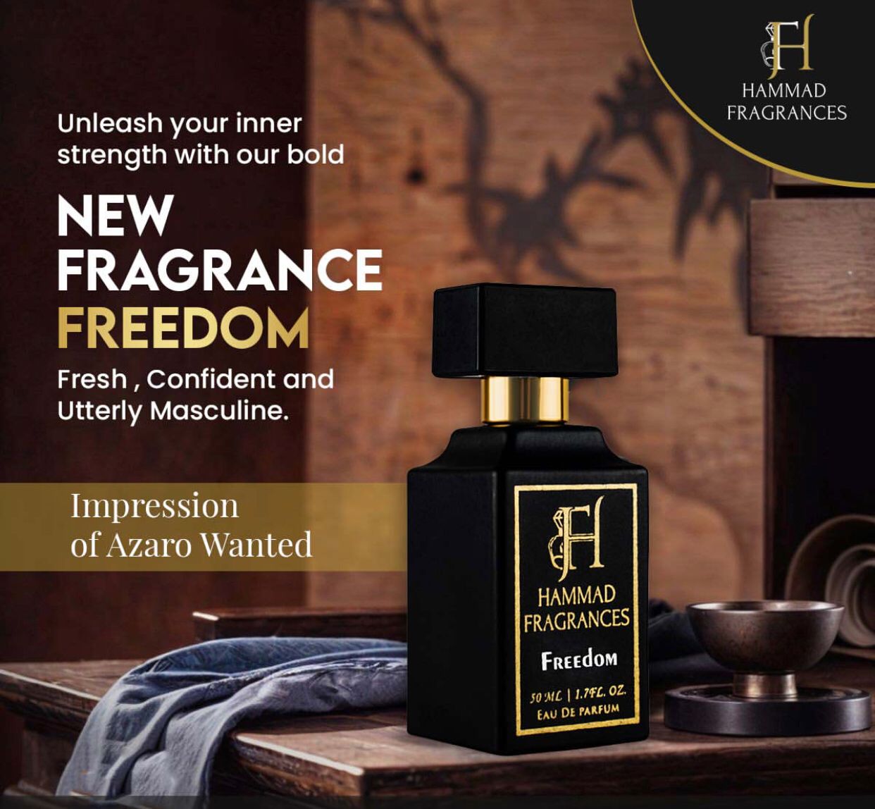 Hammad Empire EDP Perfume for Men Long-Lasting 50ml