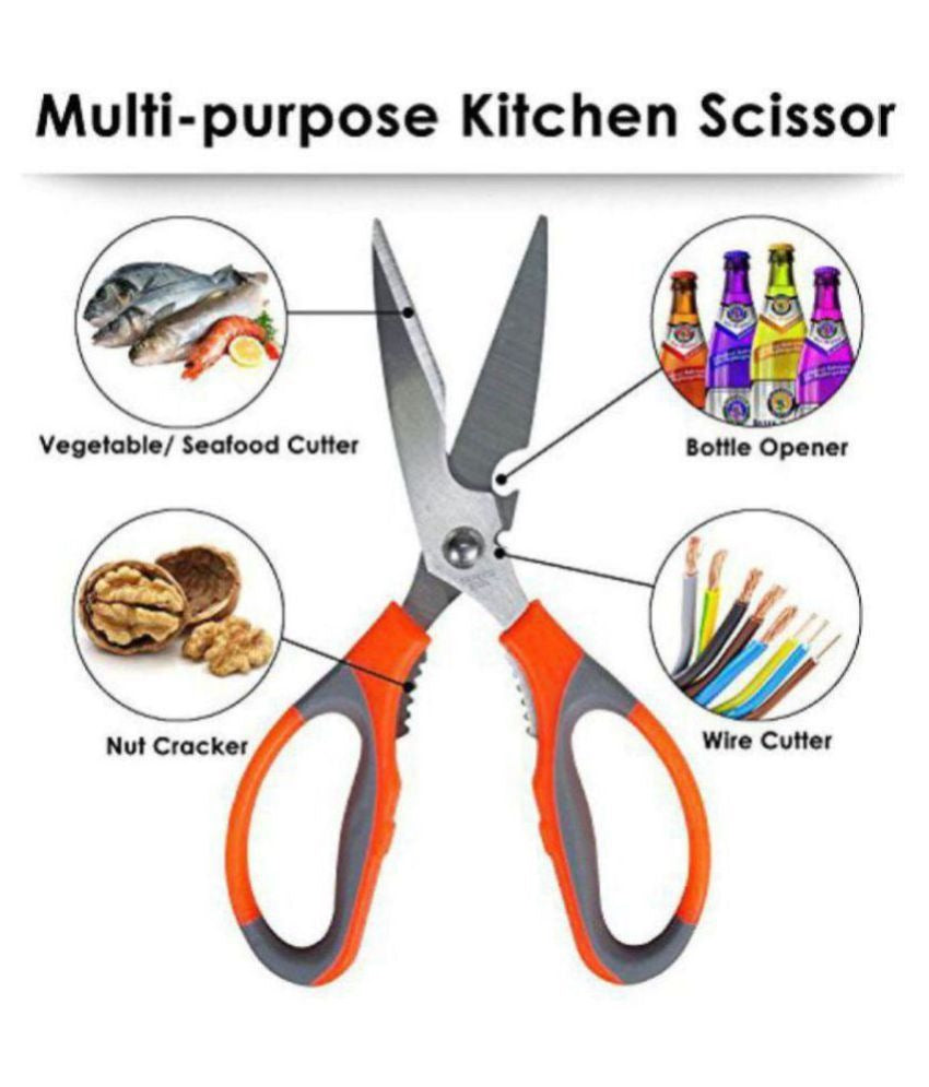 Multifunction Kitchen Scissors Heavy Duty Stainless Steel Food Shears