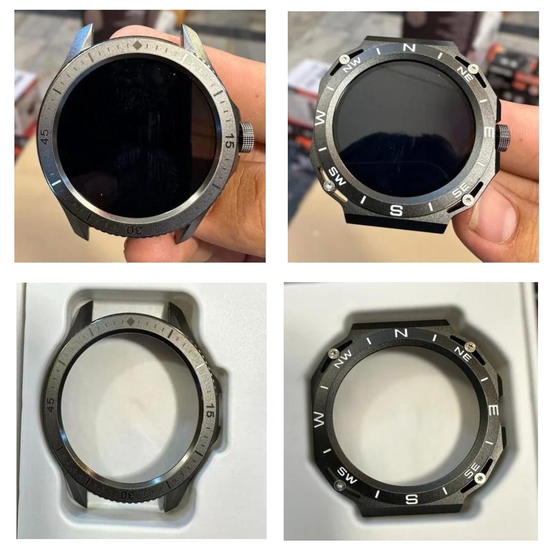 SK 22 Smartwatch 2 Bodies, 2 Straps, AMOLED Display