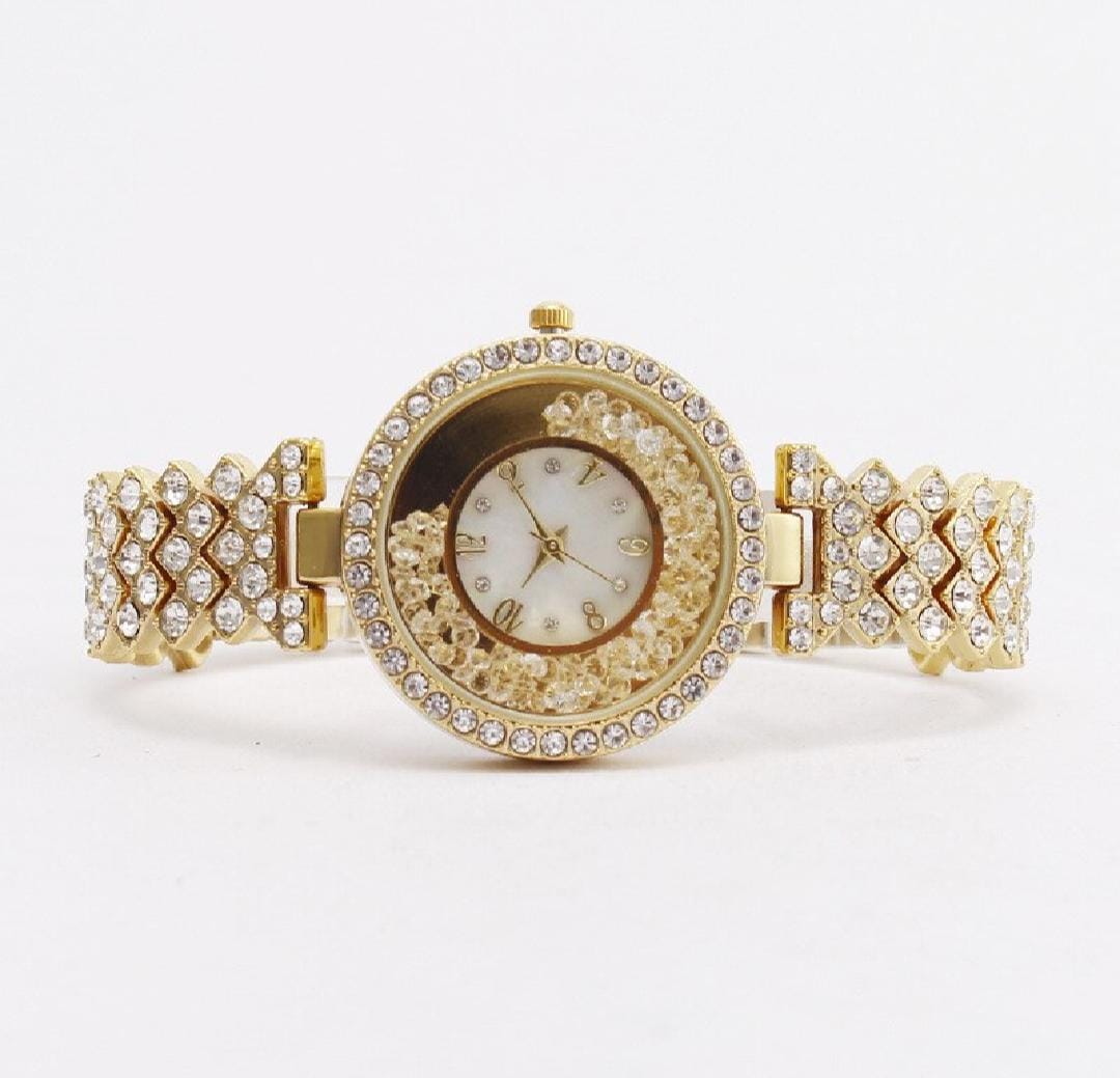 Women's Luxury Diamond Watch Fashion Quartz Leisure (No Box)