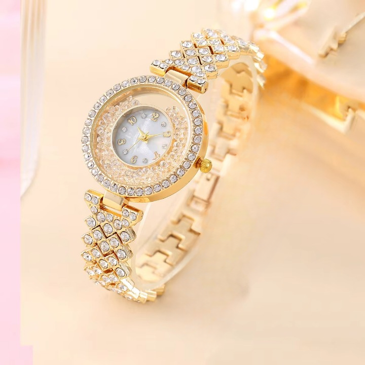 Women's Luxury Diamond Watch Fashion Quartz Leisure (No Box)