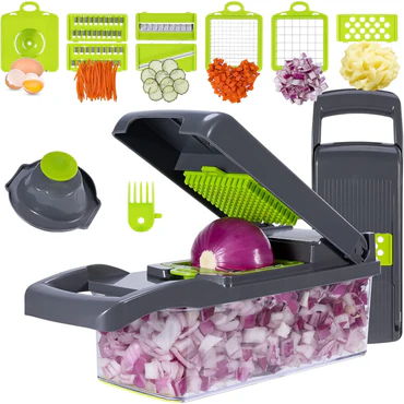 22-Pcs Vegetable Cutter Set Multifunctional Slicer, Dicer & Chopper