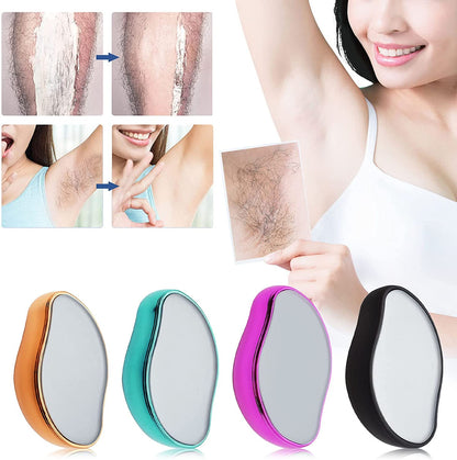 Crystal Hair Eraser Painless Mini Epilator for Smooth Skin (Random Color)