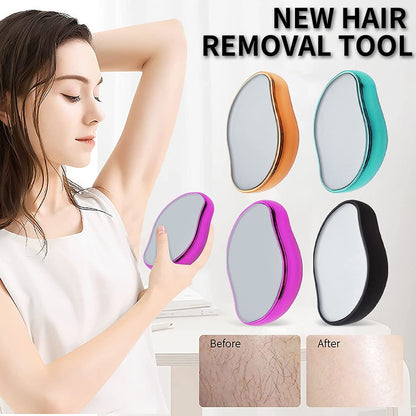 Crystal Hair Eraser Painless Mini Epilator for Smooth Skin (Random Color)