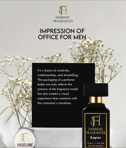 Hammad Empire EDP Perfume for Men  Long-Lasting 50ml