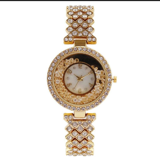 Women's Luxury Diamond Watch Fashion Quartz Leisure (No Box)