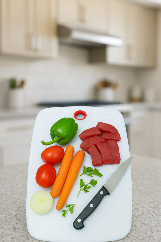 Small Plastic Chopping Board Durable Cutting Board for Kitchen Prep
