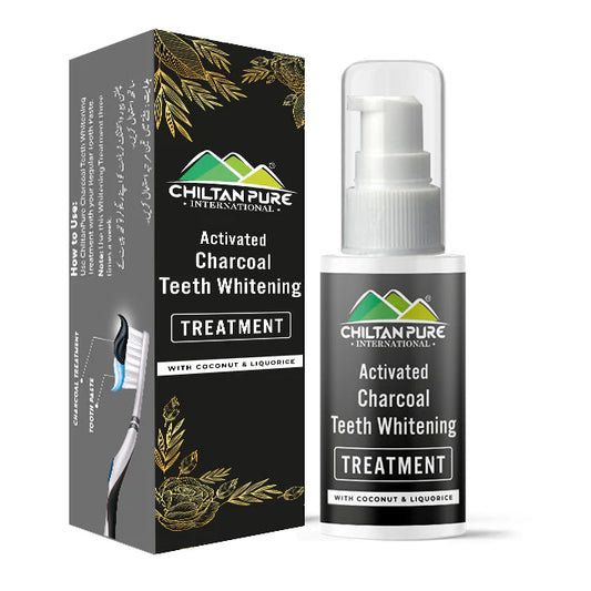 Activated Charcoal Teeth 🦷 Whitening Treatment - Whitens Teeth Naturally, Kills Cavity causing Bacteria Eliminates Bad Breath