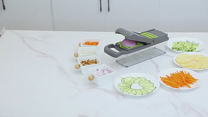 22-Pcs Vegetable Cutter Set Multifunctional Slicer, Dicer & Chopper
